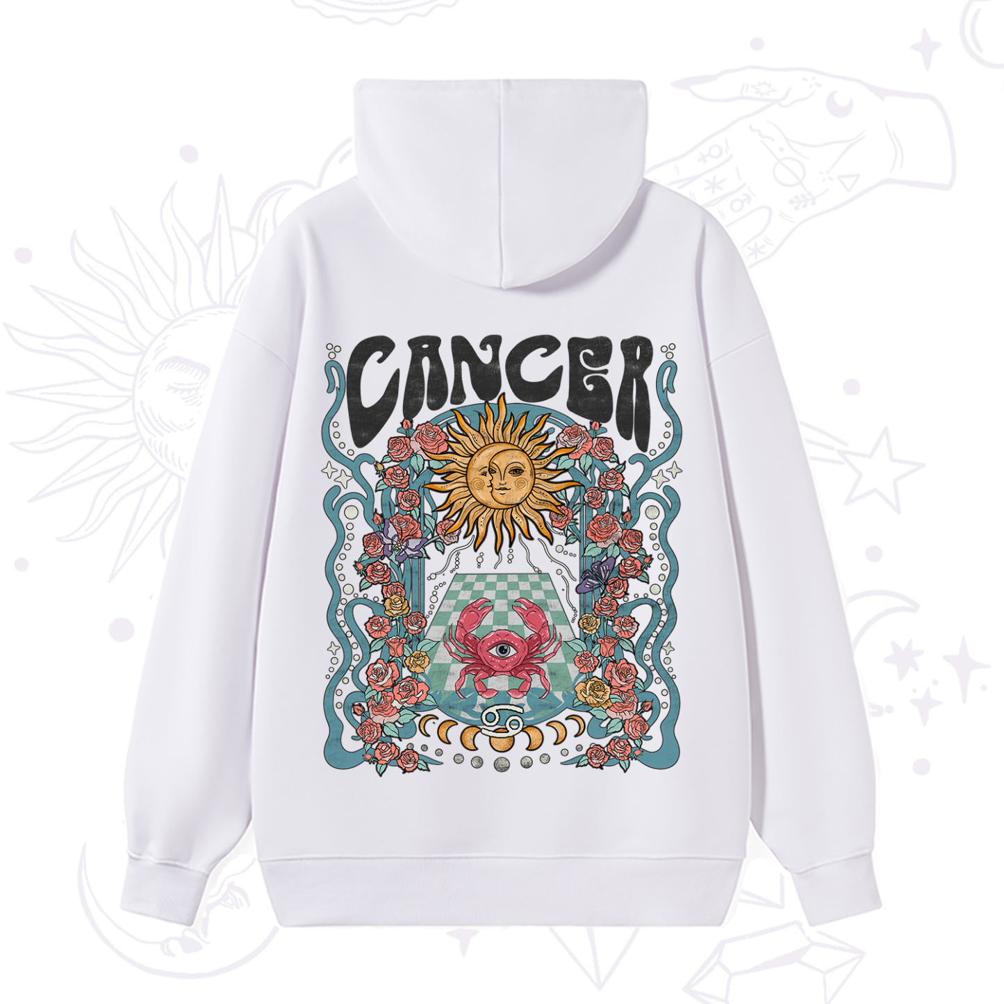 Purplehecate Cancer Spirit Zodiac Hoodie