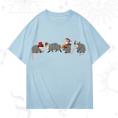 Purplehecate Opossum Christmas T-Shirt