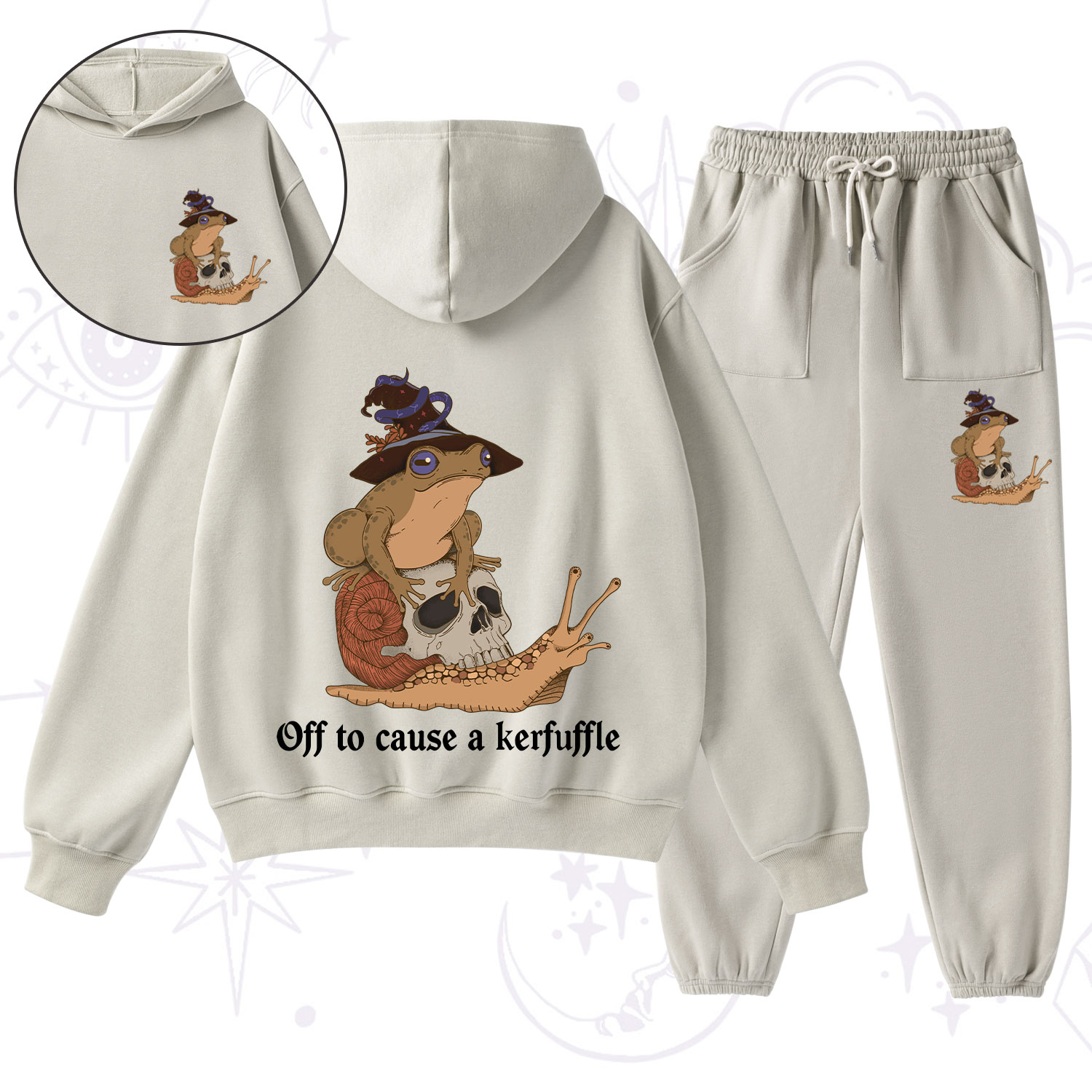 Purplehecate Off To Cause A Kerfuffle Fleece Hoodie Suit