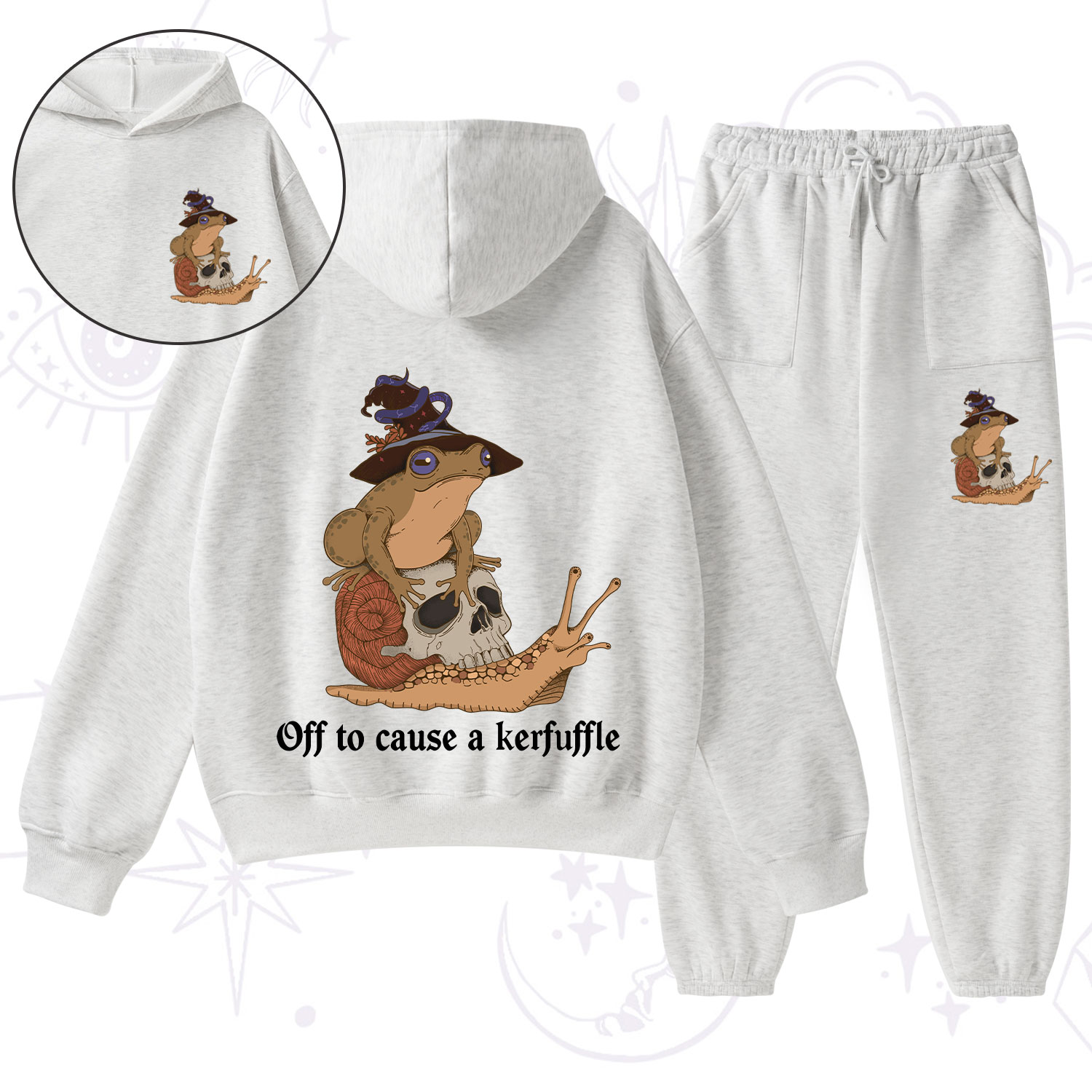 Purplehecate Off To Cause A Kerfuffle Fleece Hoodie Suit