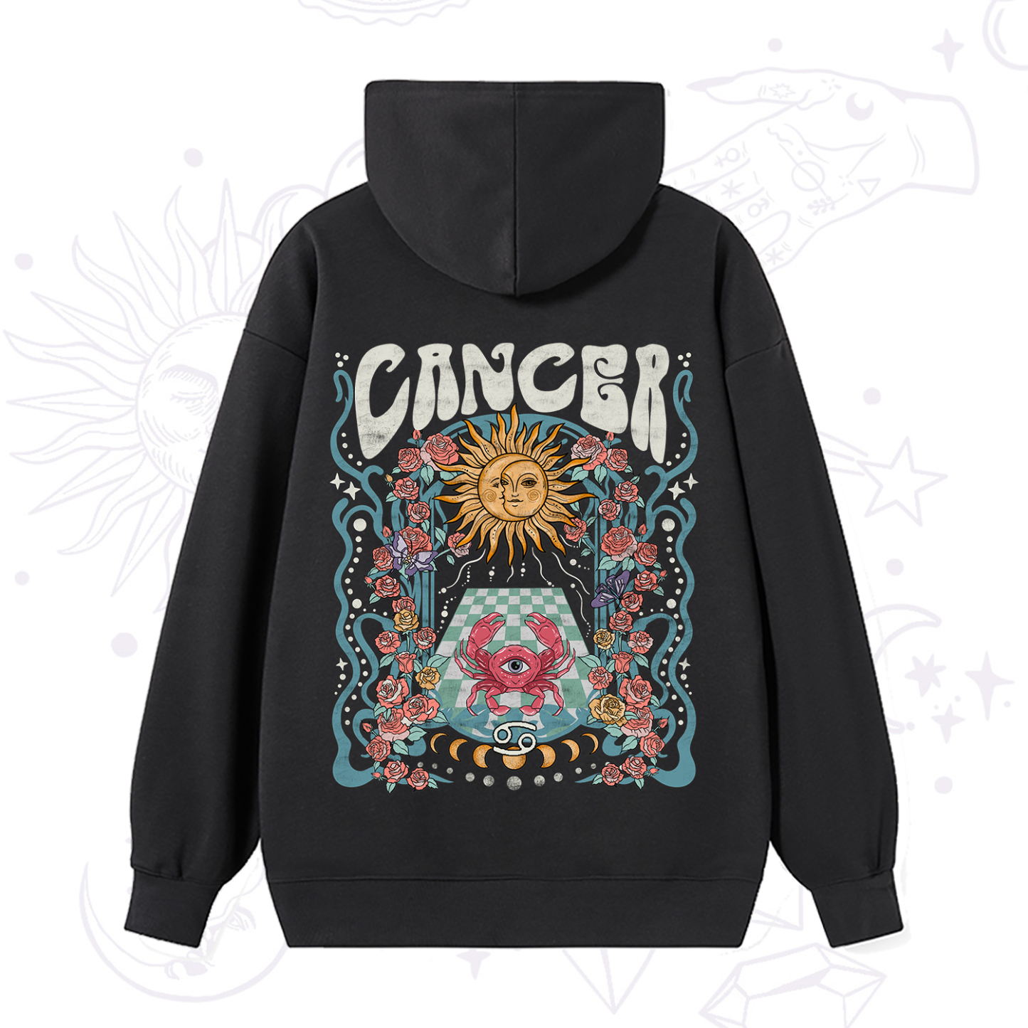Magic Purplehecate Cancer Spirit Zodiac Hoodie