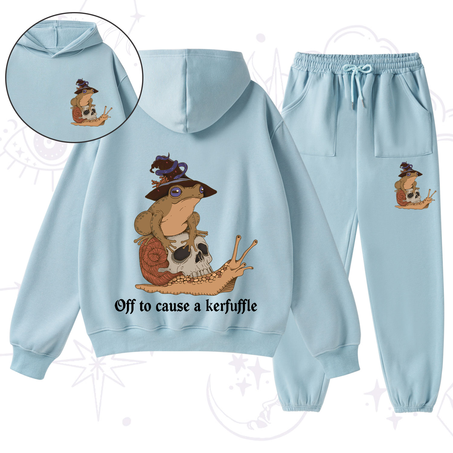 Purplehecate Off To Cause A Kerfuffle Fleece Hoodie Suit