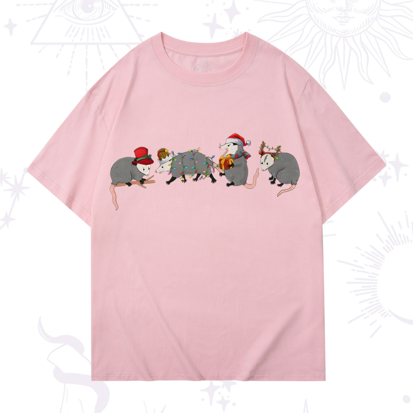 Purplehecate Opossum Christmas T-Shirt