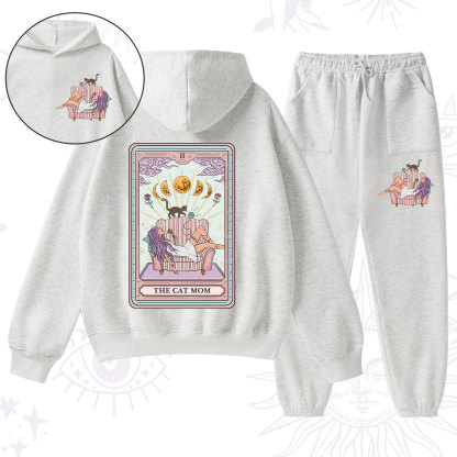 Purplehecate The Cat Mom Tarot Fleece Hoodie Suit