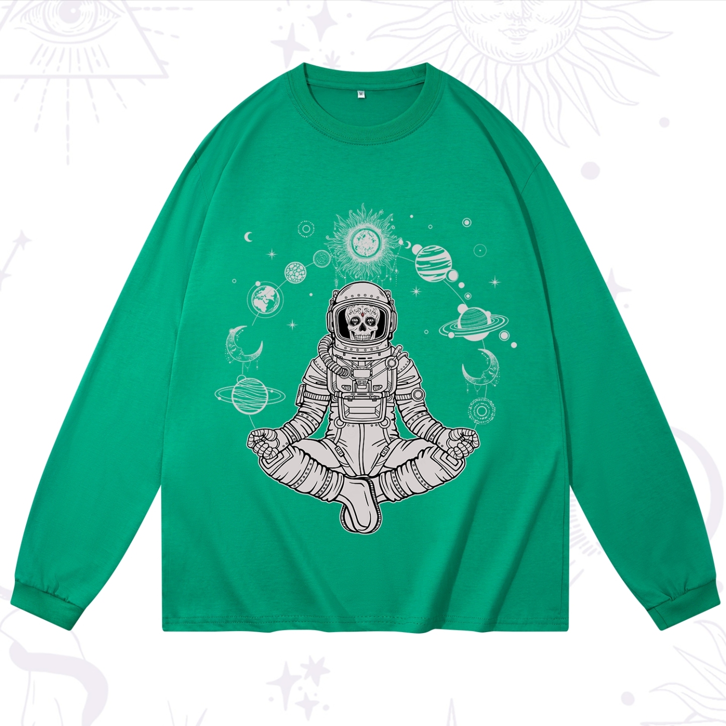Purplehecate Cosmic Meditator Long Sleeve T-Shirt