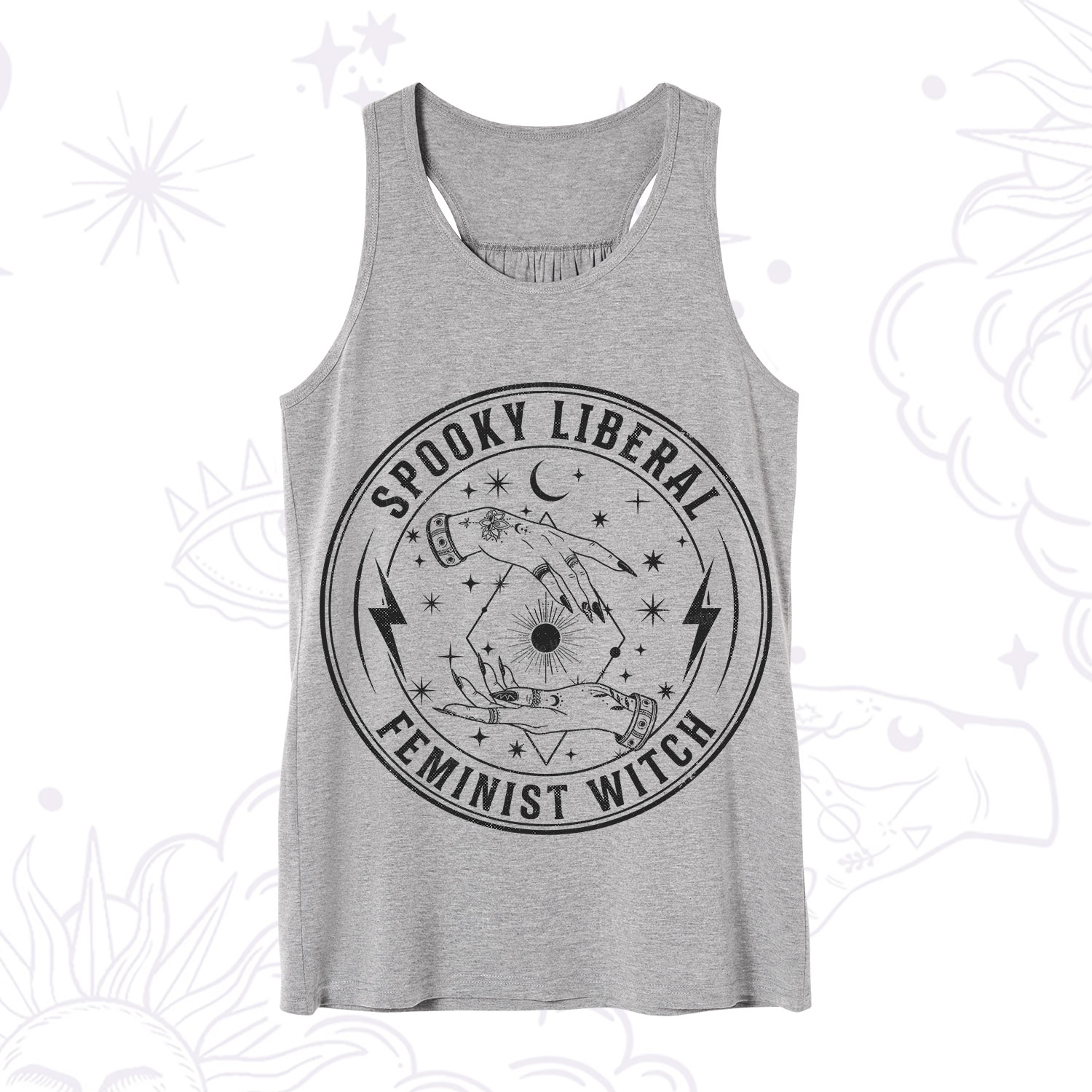 Purplehecate Spooky Liberal Feminist Witch Tank