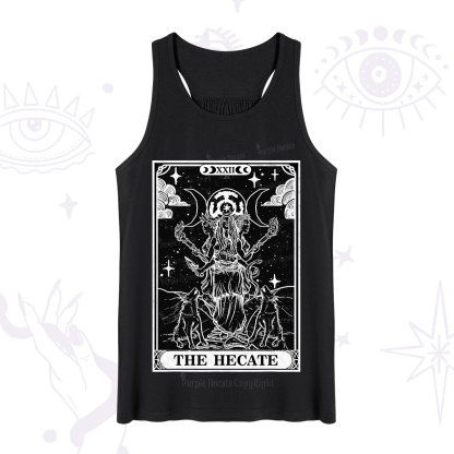 Purplehecate The Dark Moon Goddess Hecate Tarot Tank