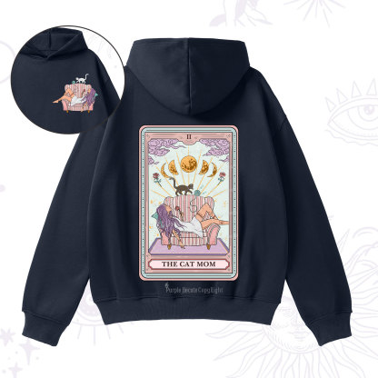 Purplehecate The Cat Mom Tarot Fleece Hoodie Suit