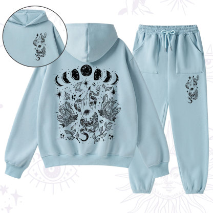 Purplehecate Reach For The Moon Fleece Hoodie Suit