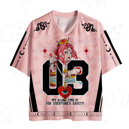 Purplehecate My Alone Time Is For Everyone's Safety Mesh Jersey