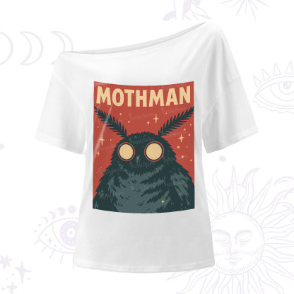 Purplehecate Mothman One Shoulder T-Shirt
