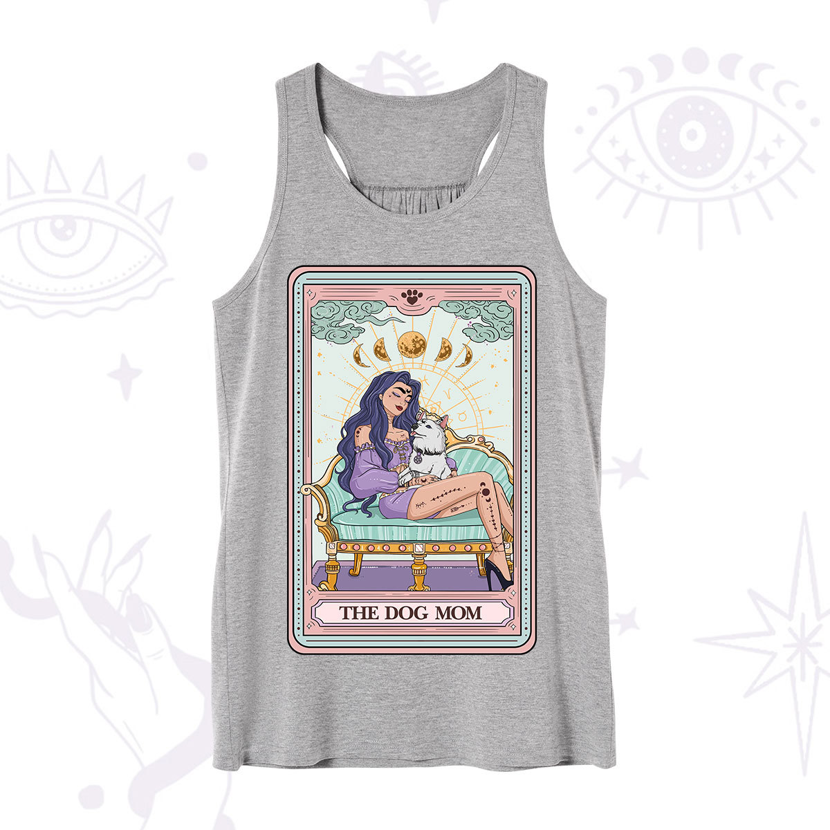 Purplehecate The Dog Mom Tarot Card Tank