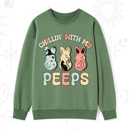 Purplehecate Chillin With My Peeps Sweatshirt