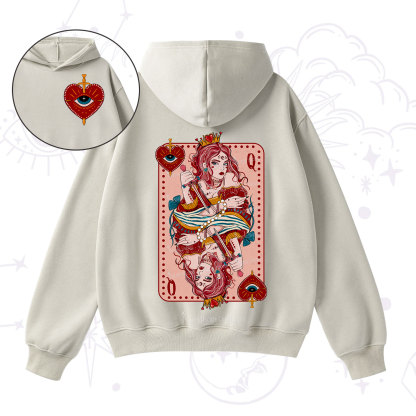 Purplehecate Queen of Hearts Fleece Hoodie Suit
