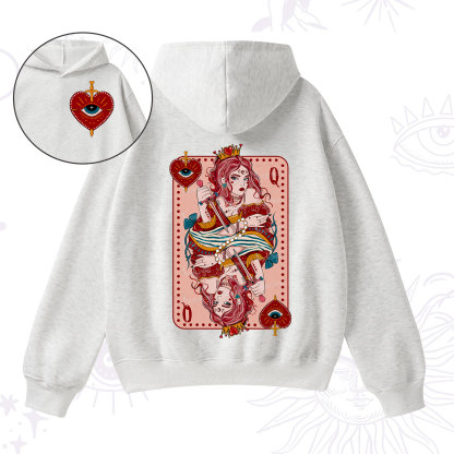 Purplehecate Queen of Hearts Fleece Hoodie Suit