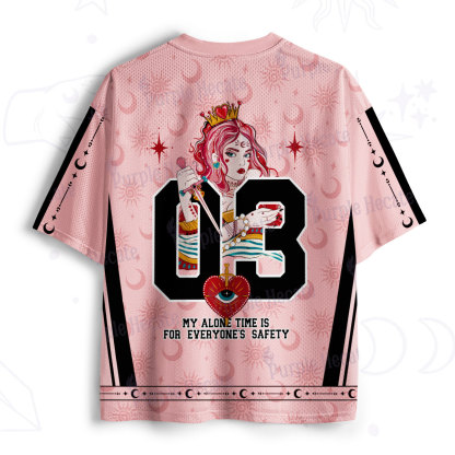 Purplehecate My Alone Time Is For Everyone's Safety Mesh Jersey