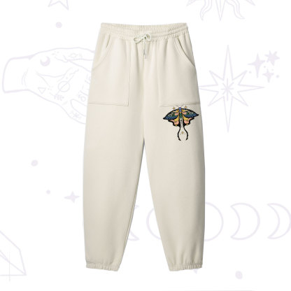 Purplehecate Mystical Moth Fleece Sweatpants