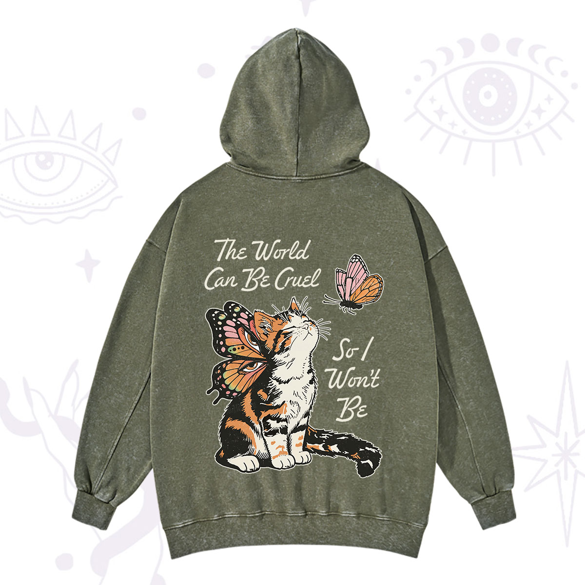 Purplehecate The World Can Be Cruel So I Won't Be Washed Hoodie