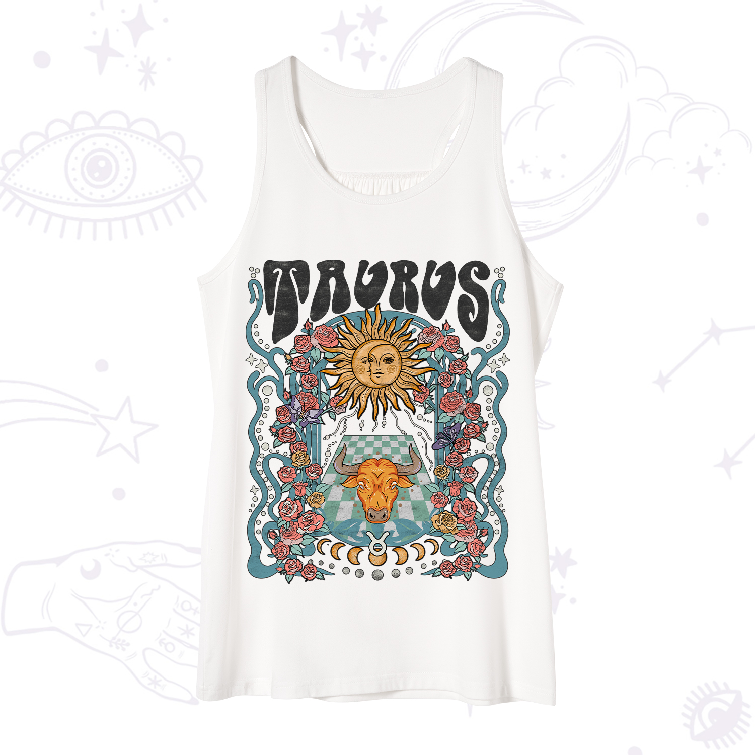 Purplehecate Taurus Spirit Zodiac Tank