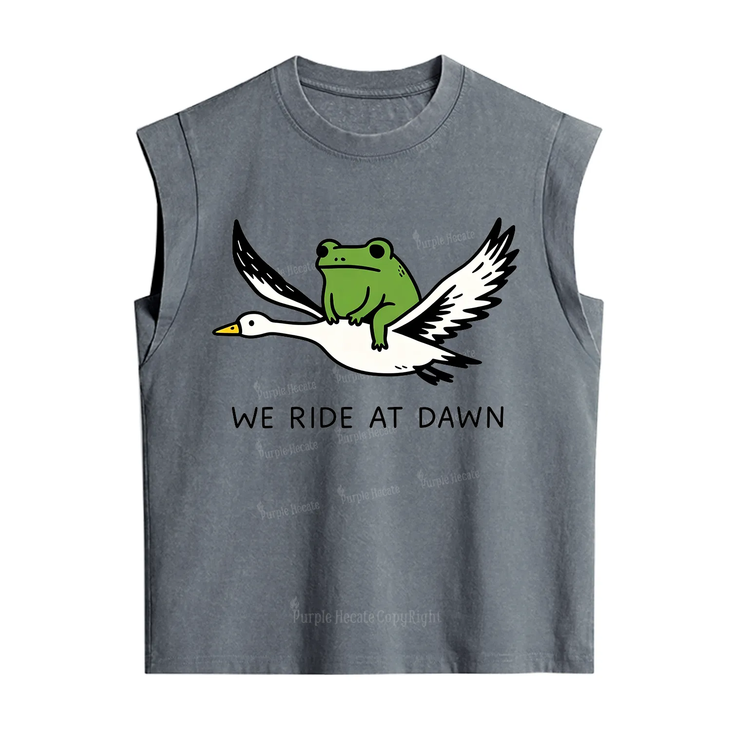 Purplehecate We Ride at Dawn Vintage Washed Tank