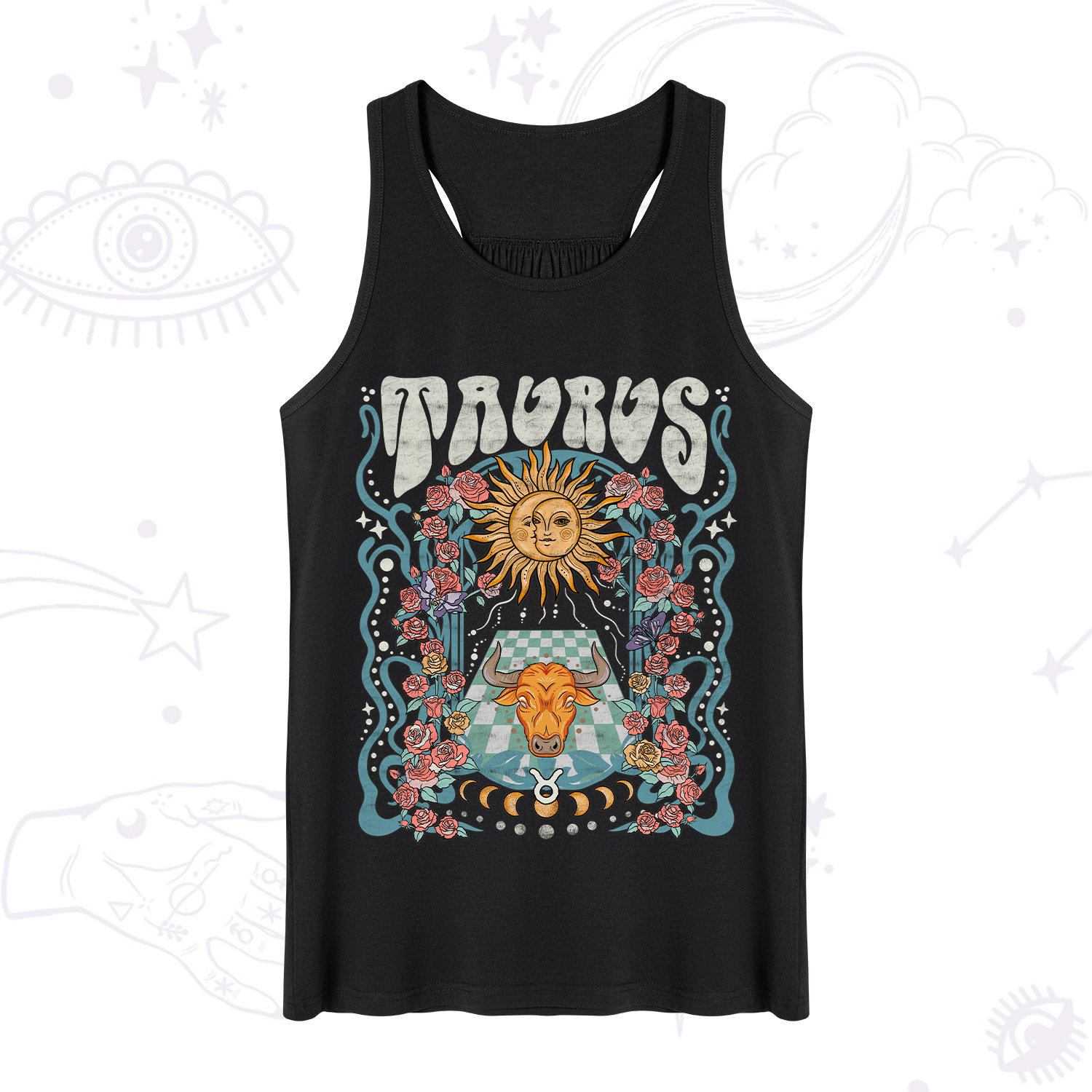 Purplehecate Taurus Spirit Zodiac Tank