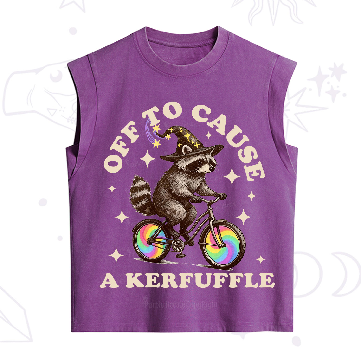 Purplehecate Off To Cause A Kerfuffle Vintage Washed Tank