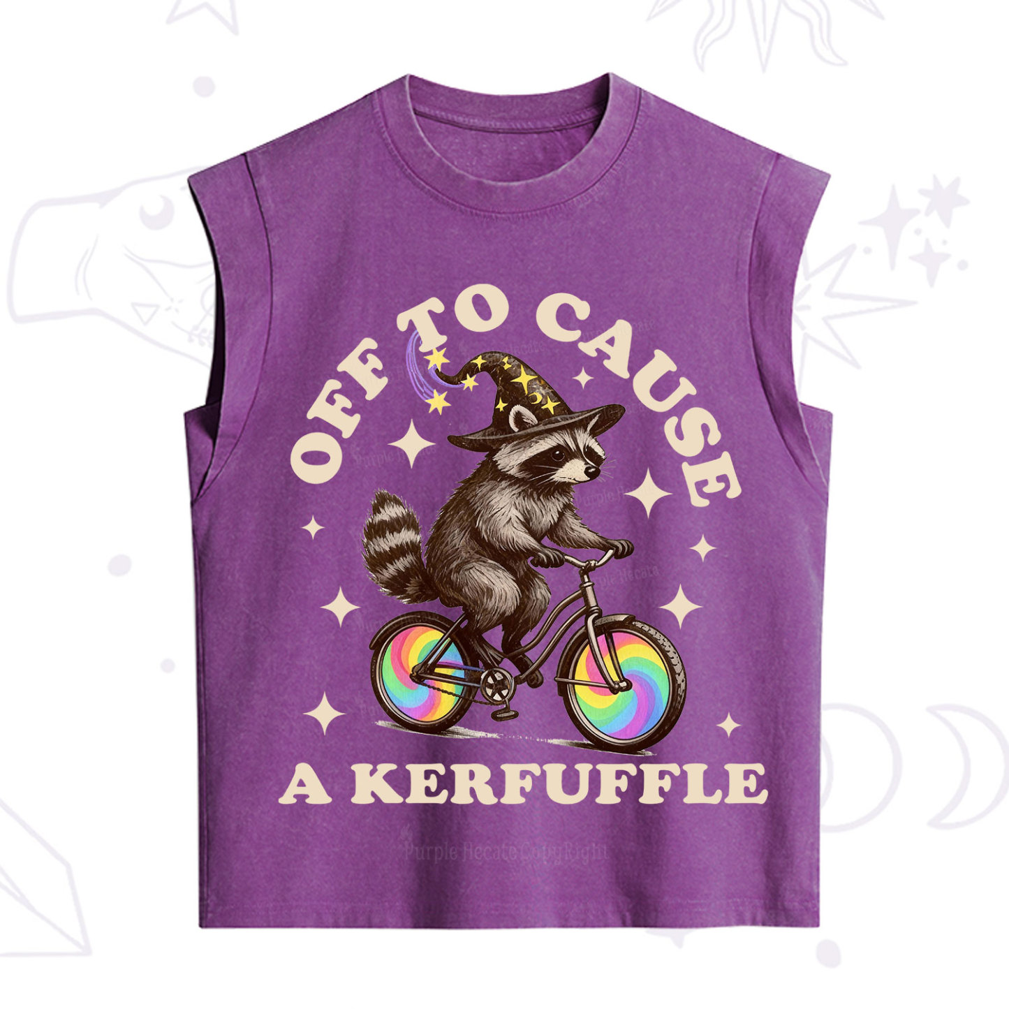 Purplehecate Off To Cause A Kerfuffle Vintage Washed Tank