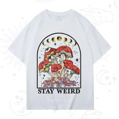 Purplehecate Stay Weird Mushroom T-Shirt