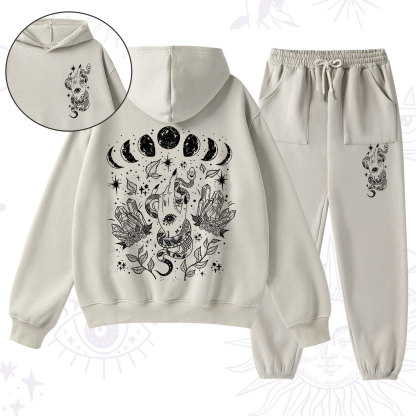 Purplehecate Reach For The Moon Fleece Hoodie Suit