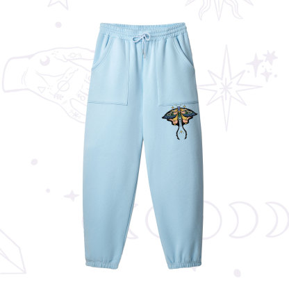 Purplehecate Mystical Moth Fleece Sweatpants