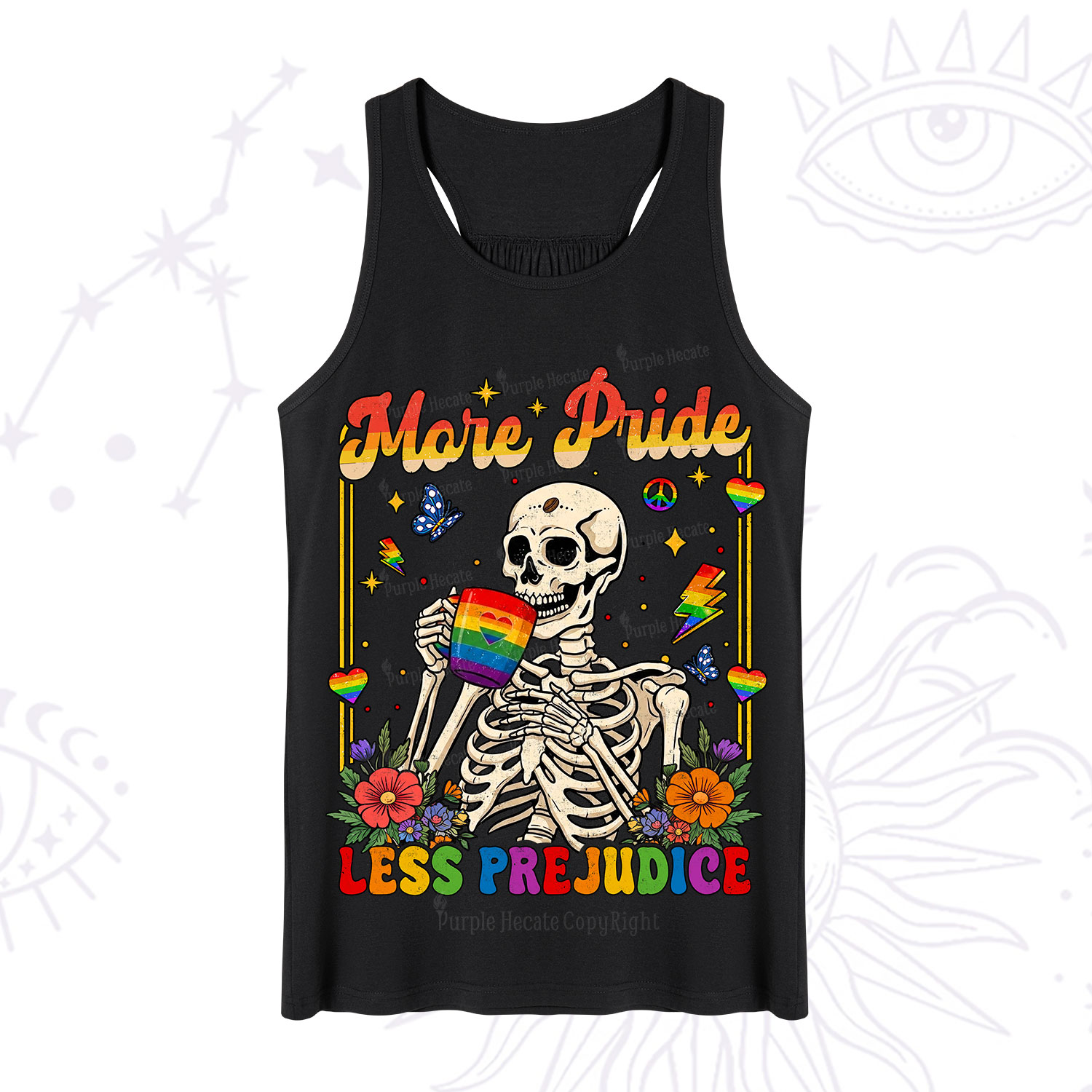 Purplehecate More Pride Less Prejudice Skeleton Tank