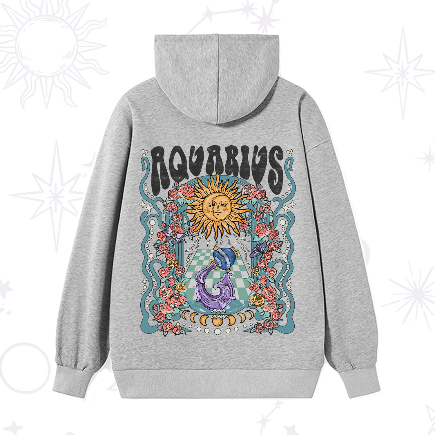 Purplehecate Aquarius Spirit Zodiac Hoodie