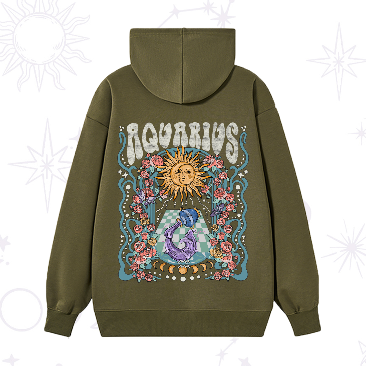 Purplehecate Aquarius Spirit Zodiac Hoodie