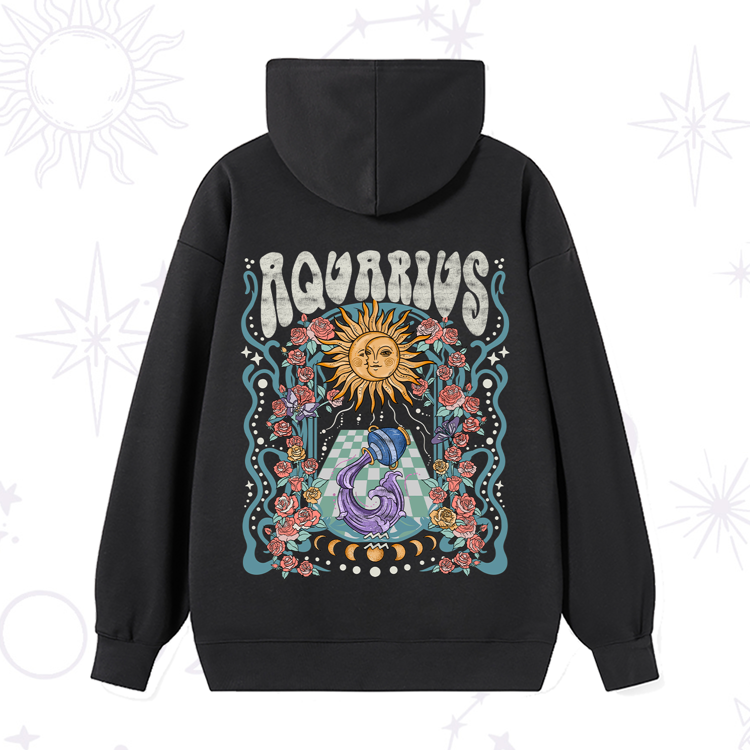 Purplehecate Aquarius Spirit Zodiac Hoodie