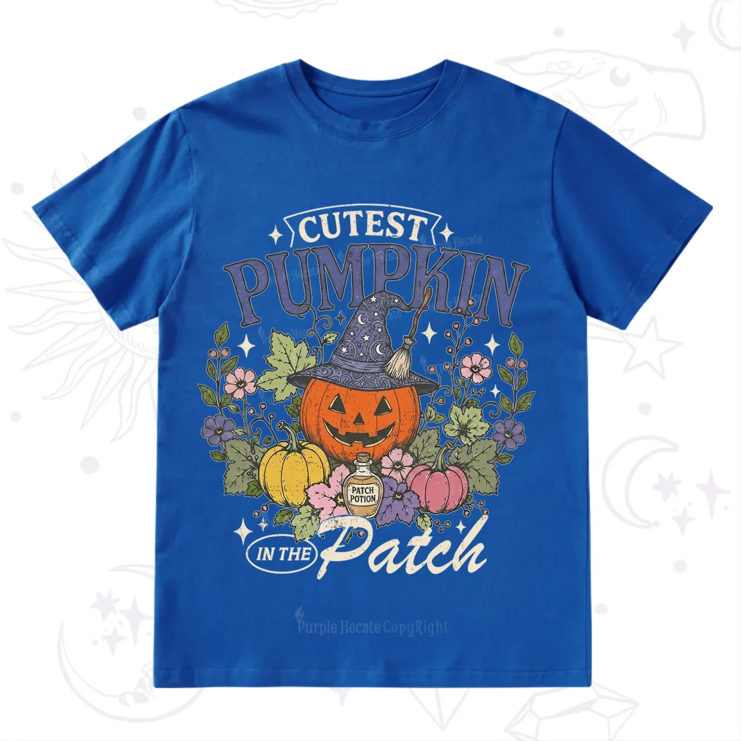 Purplehecate Cutest Pumpkin in the Patch Halloween T-Shirt