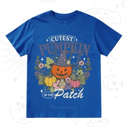 Purplehecate Cutest Pumpkin in the Patch Halloween T-Shirt
