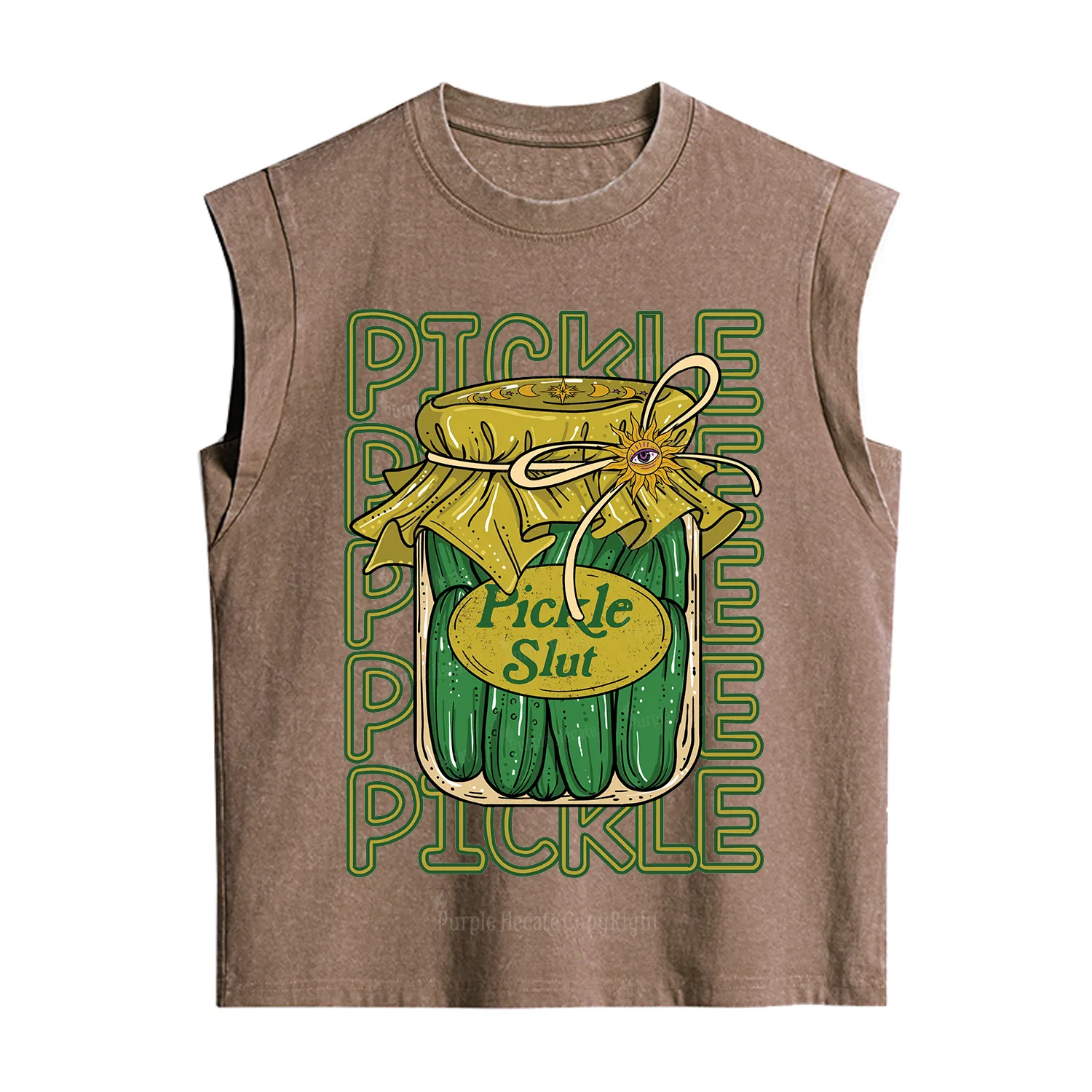Purplehecate Pickle Slut Vintage Washed Tank