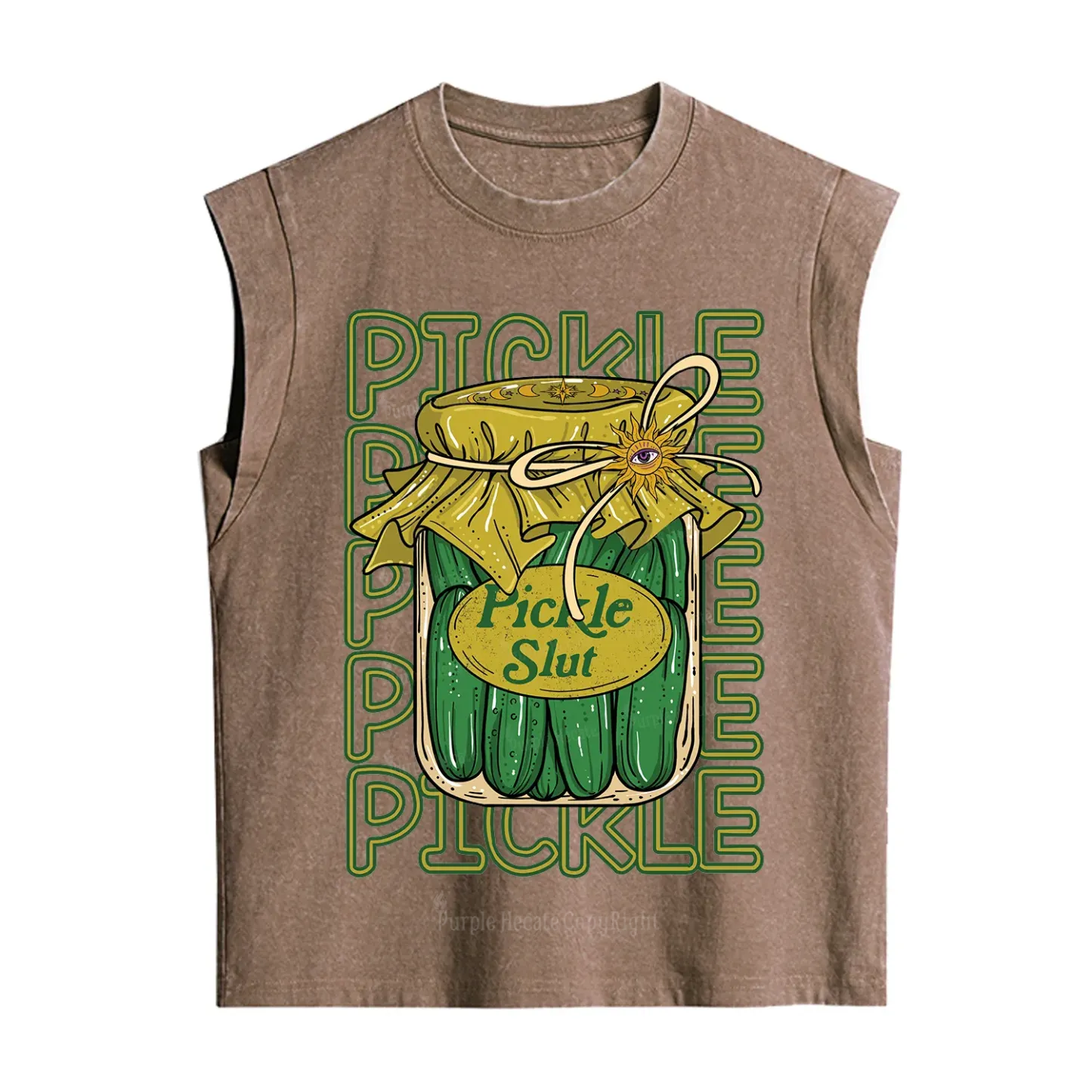 Purplehecate Pickle Slut Vintage Washed Tank