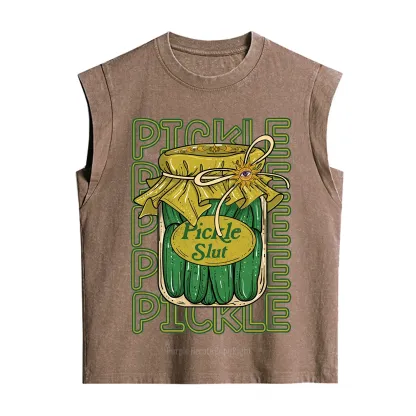 Purplehecate Pickle Slut Vintage Washed Tank