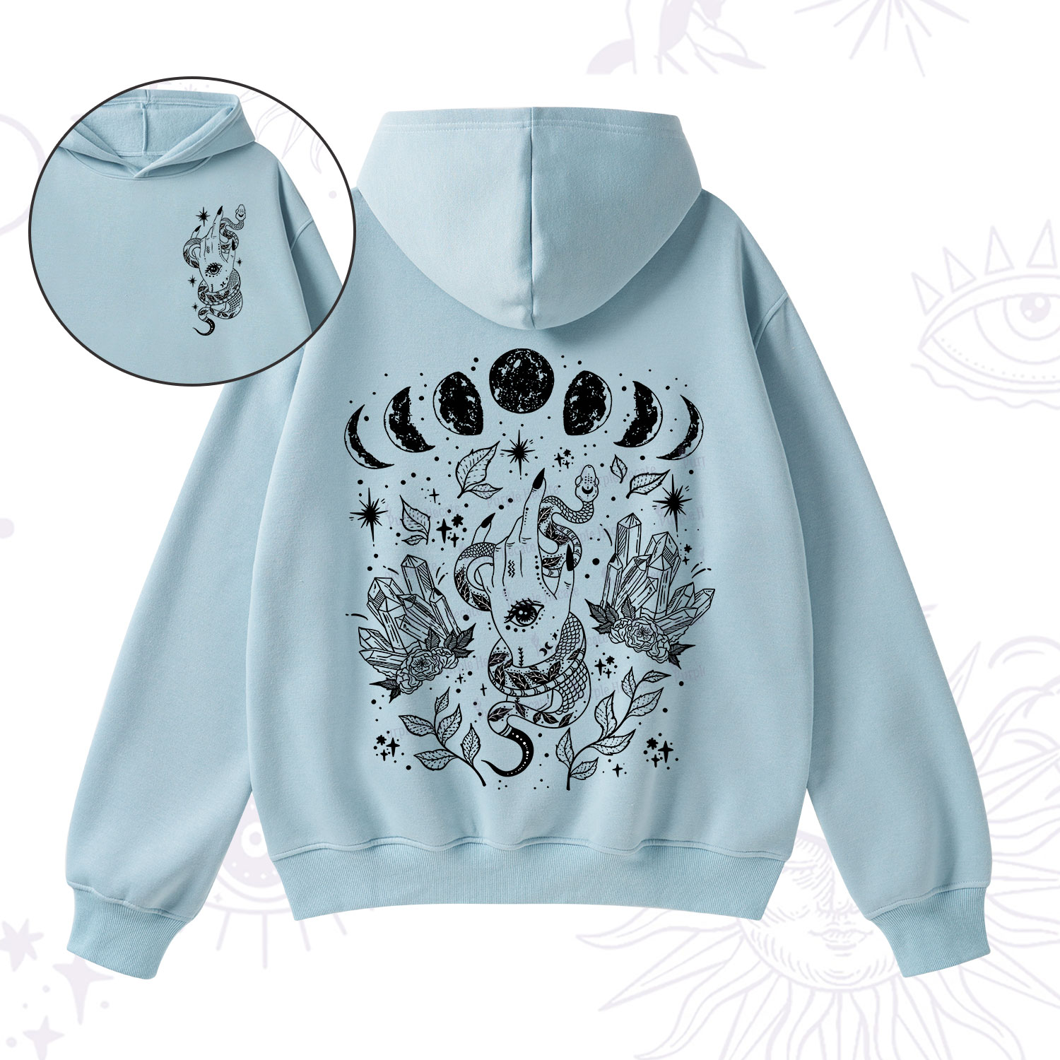 Purplehecate Reach For The Moon Fleece Hoodie Suit