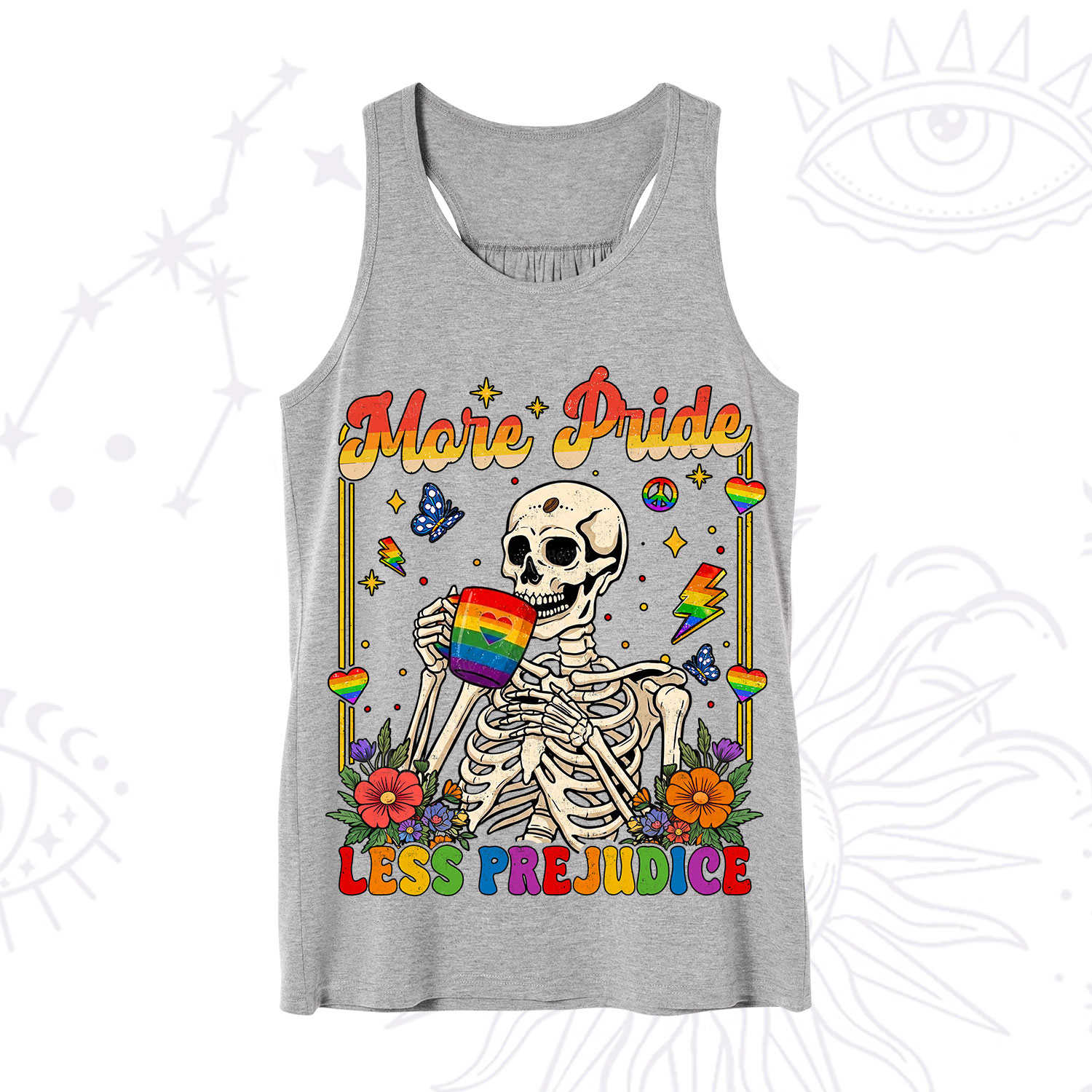 Purplehecate More Pride Less Prejudice Skeleton Tank