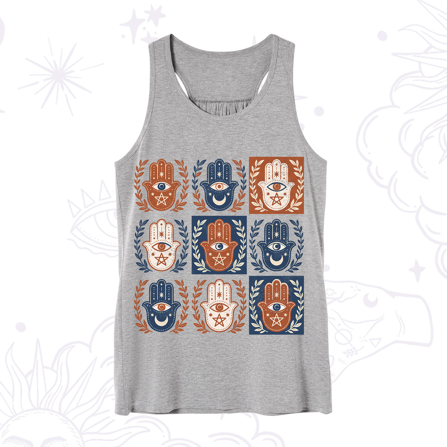 Purplehecate Hamsa Hand Tank