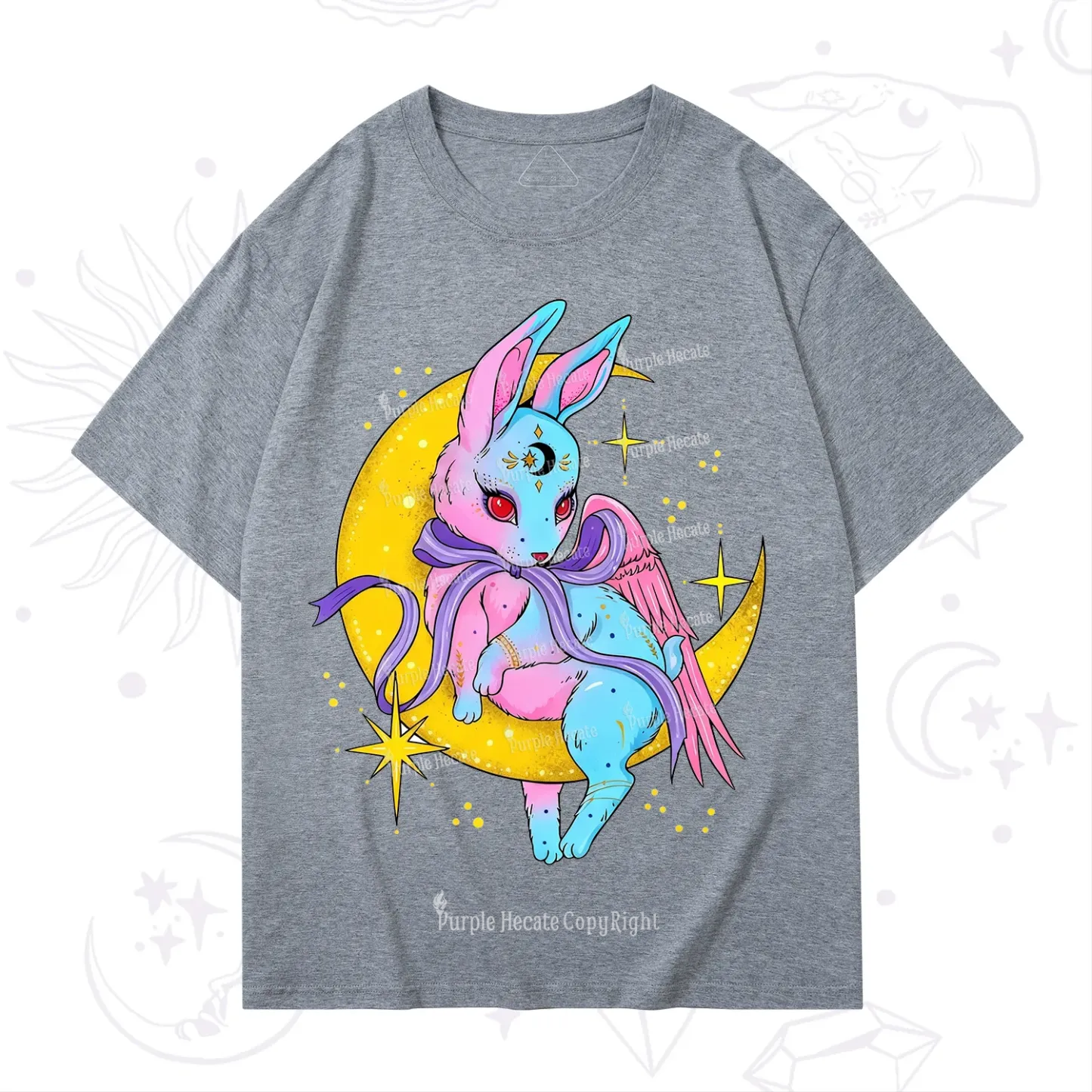 Purplehecate Moonlit Dream Bunny T-Shirt