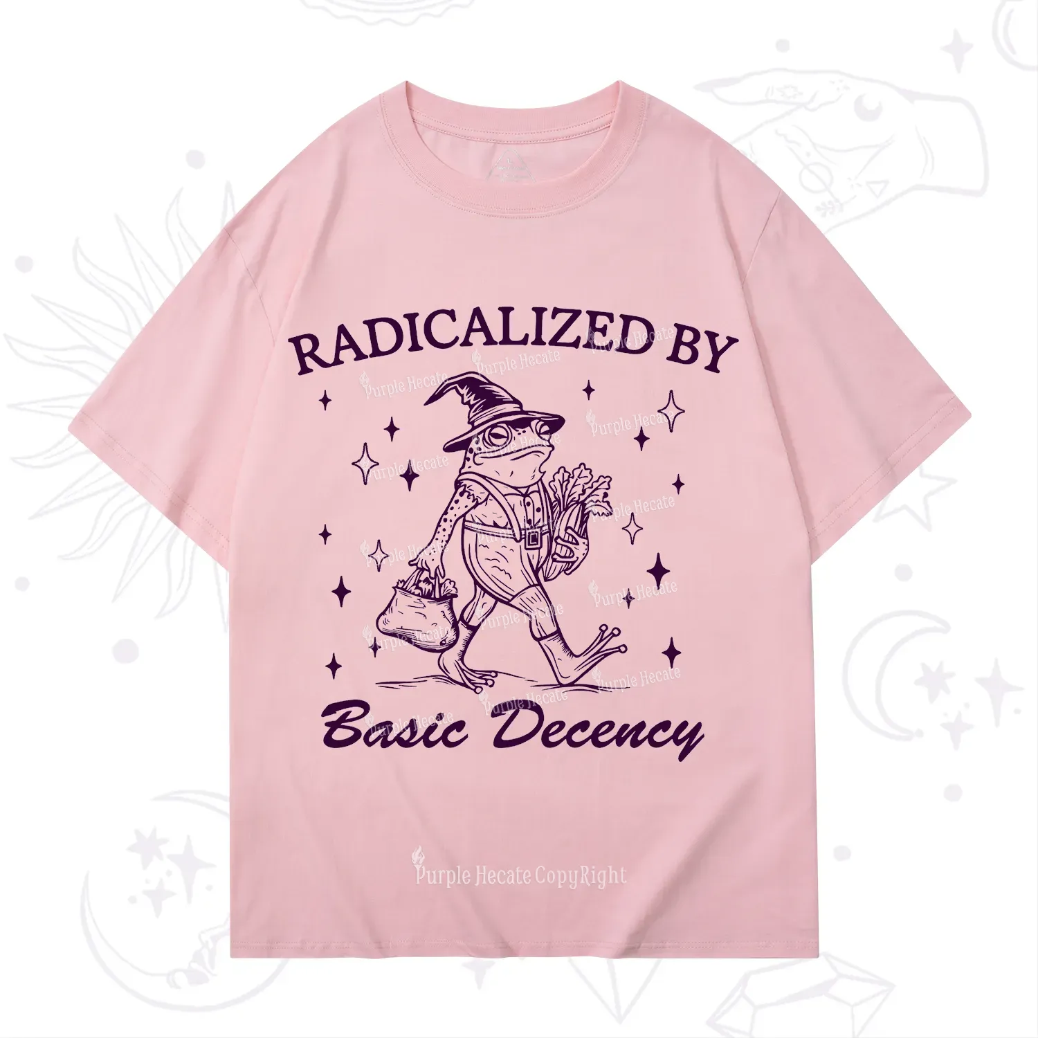 Purplehecate Radicalized By Basic Decency T-Shirt