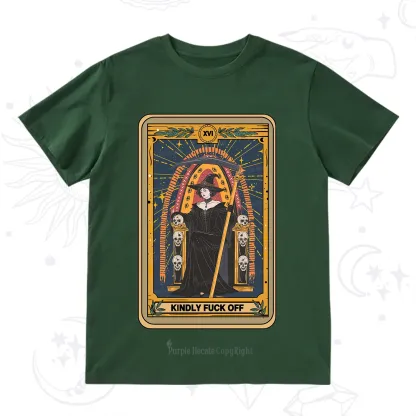 Purplehecate The Kindly Fuck Off Tarot T-Shirt