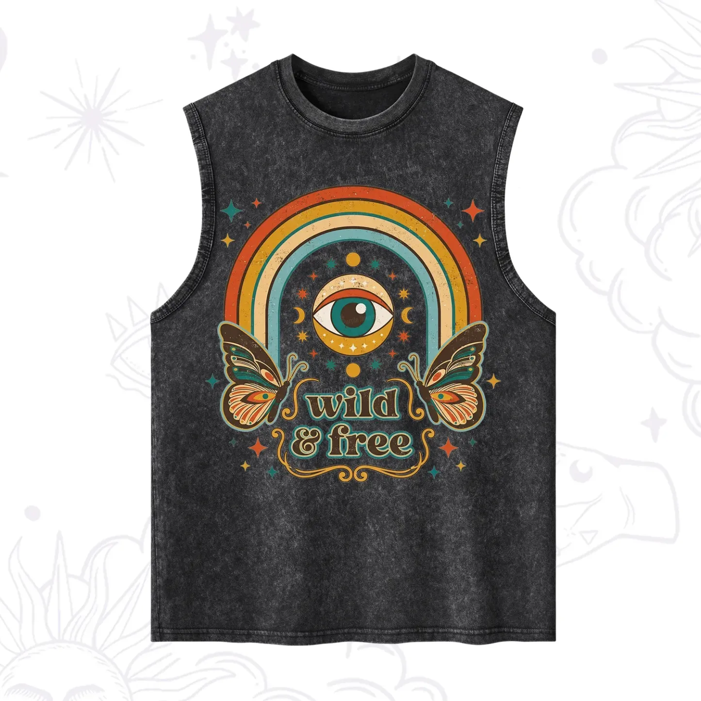 Purplehecate Wild And Free Washed Tank