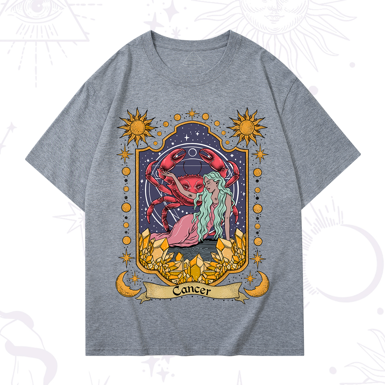 Purplehecate Cancer Zodiac T-Shirt