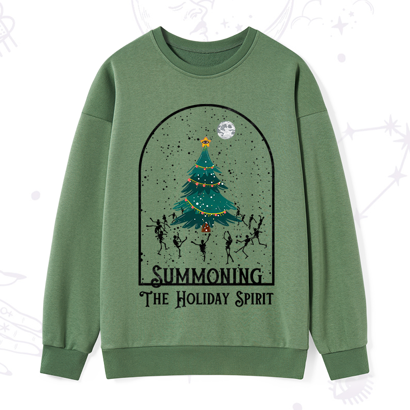 Purplehecate Christmas The Holiday Spirit Sweatshirt