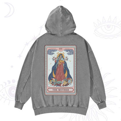 Purplehecate The Mother Tarot Washed Hoodie