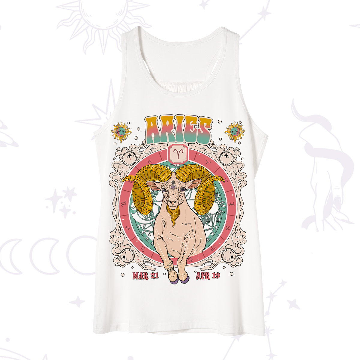 Purplehecate Aries Cosmic Zodiac Tank